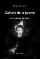Couverture Cahiers de la guerre et autres textes Editions P.O.L 2006