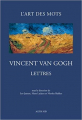Couverture Lettres Vincent Van Ghog Editions Actes Sud 2015