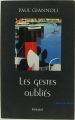 Couverture Les gestes oubliés Editions Grasset 2002