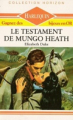 Couverture Le testament de Mungo Heath Editions Harlequin (Horizon) 1989