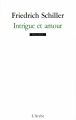 Couverture Cabale et amour/Intrigue et amour Editions L'Arche 2015