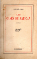 Couverture Les caves du Vatican Editions Gallimard  (Page blanche) 1942