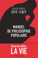 Couverture Manuel de philosophie populaire  Editions Flammarion 2019