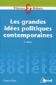 Couverture Les grandes idées politiques contemporaines Editions Bréal 2017