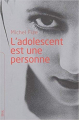 Couverture L'adolescent est une personne Editions Seuil 2006