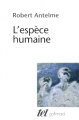 Couverture L'Espèce humaine Editions Gallimard  (Tel) 2018