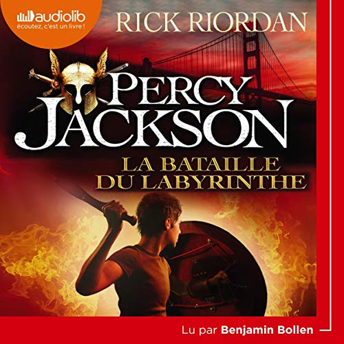 Couverture Percy Jackson, tome 4 : La bataille du labyrinthe