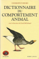 Couverture Dictionnaire du comportement animal Editions Robert Laffont 1990