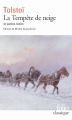Couverture La Tempête de neige et autres récits Editions Folio  2020