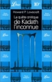 Couverture La quête onirique de Kadath l'inconnue Editions Librio 1998