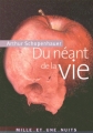 Couverture Du néant de la vie Editions Mille et une nuits (La petite collection) 2004
