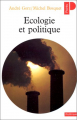 Couverture Écologie et Politique Editions Points (Politique) 1978