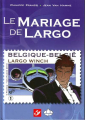 Couverture Largo Winch, hors-série, tome 2 : Le mariage de Largo Editions CBBD - La poste Belge 2010