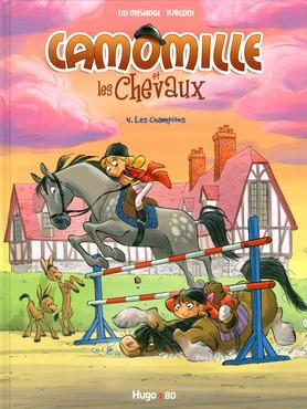 Couverture Camomille et les chevaux, tome 4 : Les champions