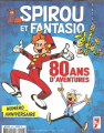 Couverture Spirou et Fantasio -80 ans d'aventures Editions Hachette 2018