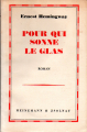 Couverture Pour qui sonne le glas Editions Heinemann 1944