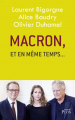 Couverture Macron, et en même temps... Editions Plon 2017