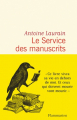 Couverture Le service des manuscrits Editions Flammarion 2020
