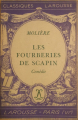 Couverture Les Fourberies de Scapin Editions Larousse (Classiques) 1936