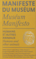 Couverture Manifeste du Muséum : Humains et autres animaux Editions Reliefs (Manifeste du Museum) 2019