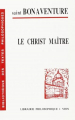 Couverture Le Christ maître Editions Vrin 1998