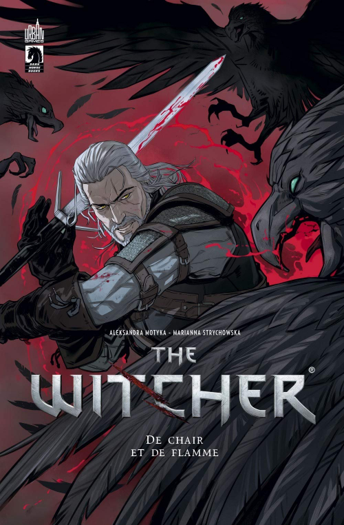 Couverture The Witcher (comics), tome 2 : De chair et de flamme