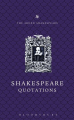 Couverture Shakespeare Quotations Editions Bloomsbury (Arden Shakespeare) 2010