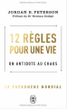 Couverture 12 règles pour une vie: un antidote au chaos Editions Michel Lafon 2018