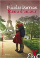 Couverture Menu d'amour Editions Héloïse d'Ormesson 2020