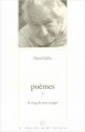 Couverture Poèmes Editions Le Cherche midi 1996