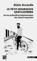 Couverture Le petit-bourgeois gentilhomme Editions Agone  (Eléments) 2020
