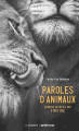 Couverture Paroles d'animaux  Editions La Découverte (Cahiers libres) 2018