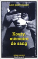 Couverture Kouty, mémoire de sang Editions Gallimard  (Série noire) 2002