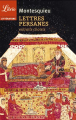 Couverture Lettres persanes, abrégé Editions Librio 2007