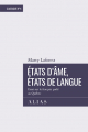 Couverture États d'âme, états de langue : Essai sur le français parlé au Québec Editions Nota Bene 2007