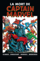 Couverture La Mort de Captain Marvel Editions Panini (Marvel Graphic Novels) 2020
