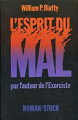 Couverture L'esprit du mal  Editions Stock 1983