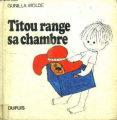 Couverture Titou range sa chambre Editions Dupuis 1971