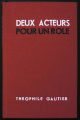 Couverture Deux acteurs pour un rôle Editions Charpentier 1875