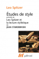 Couverture Études de style Editions Gallimard  (Tel) 1970