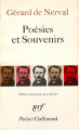 Couverture Poésies et Souvenirs Editions Gallimard  (Poésie) 1974