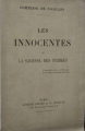 Couverture Les innocentes ou La sagesse des femmes Editions Fayard 1923