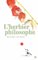 Couverture L'herbier philosophe Editions Grasset (Jeunesse) 2020
