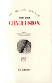 Couverture Conclusion Editions Gallimard  (Du monde entier) 1964