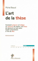 Couverture L'art de la thèse Editions La Découverte 2010