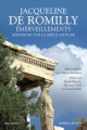 Couverture Émerveillements : Réflexions sur la Grèce antique Editions Robert Laffont (Bouquins) 2019