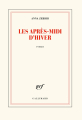 Couverture Les après-midi d'hiver Editions Gallimard  (Blanche) 2020