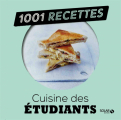 Couverture Cuisines des étudiants  Editions Solar (1001 recettes) 2018