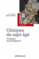 Couverture clinique du sujet âgé Editions Armand Colin 2014