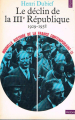 Couverture Nouvelle histoire de la France contemporaine, tome 13 : La crise des années 30 : 1929-1938 Editions Points (Histoire) 1976